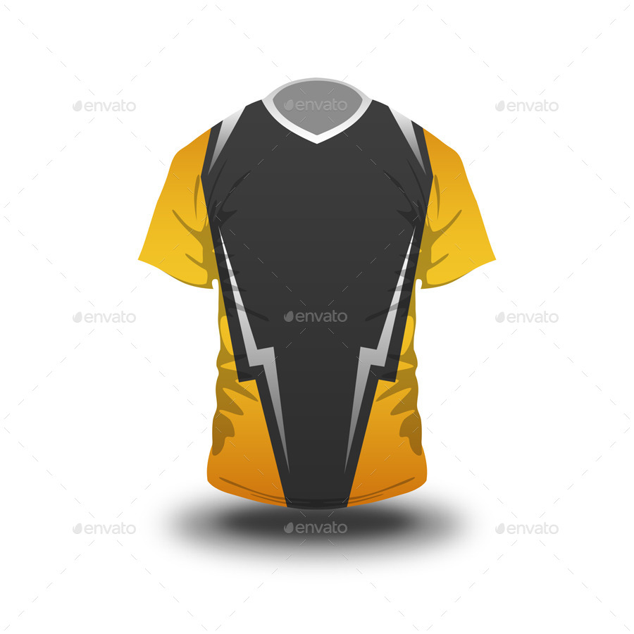 mockup gaming cdr jersey Mock  by SuperPencil GraphicRiver  Gaming Up Jersey